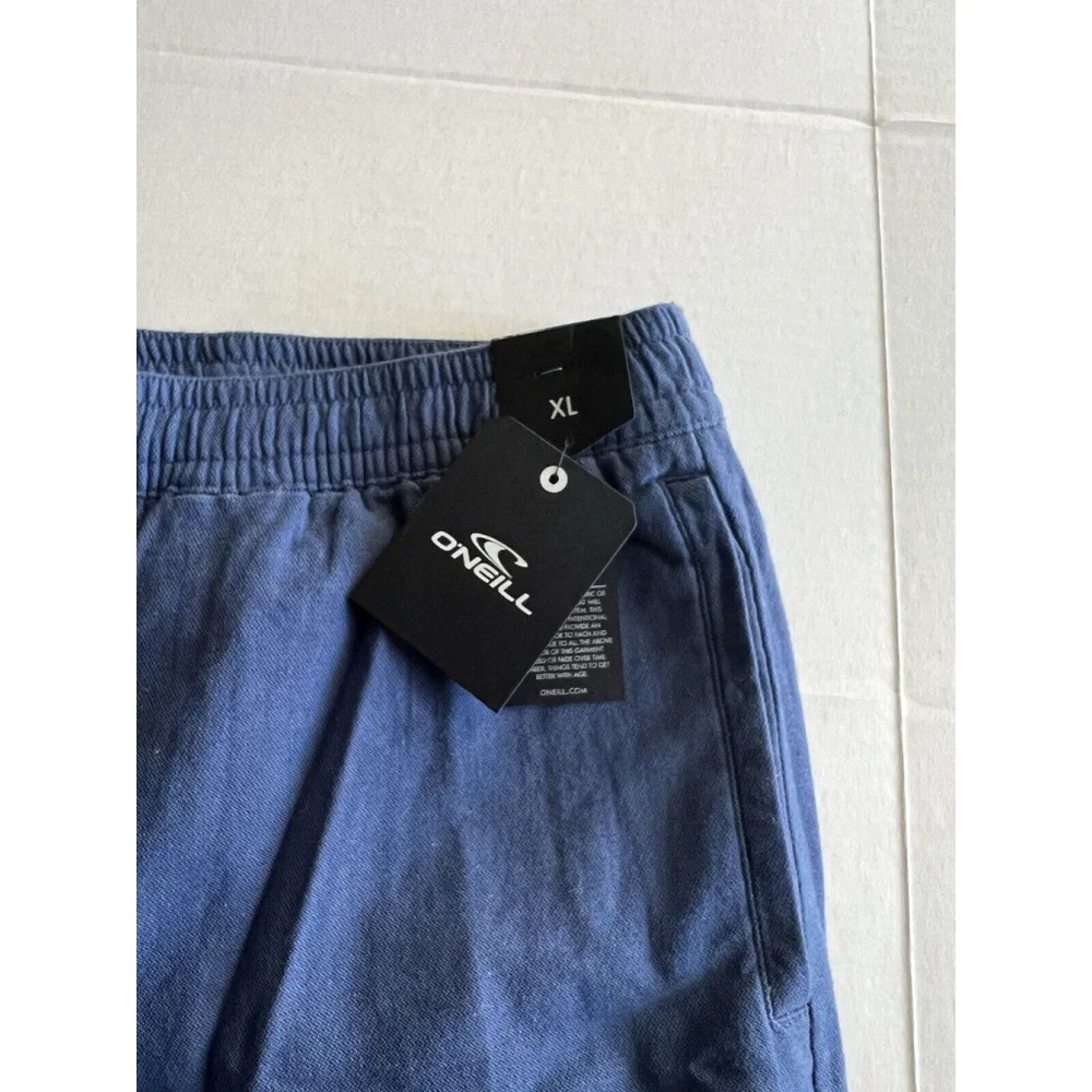 O'Neill Willow Elastic Waist 8" Hybrid Shorts Pull On Relaxed Fit Dark Blue Golf - Picture 4 of 7